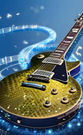 Gibson les Paul vibrando