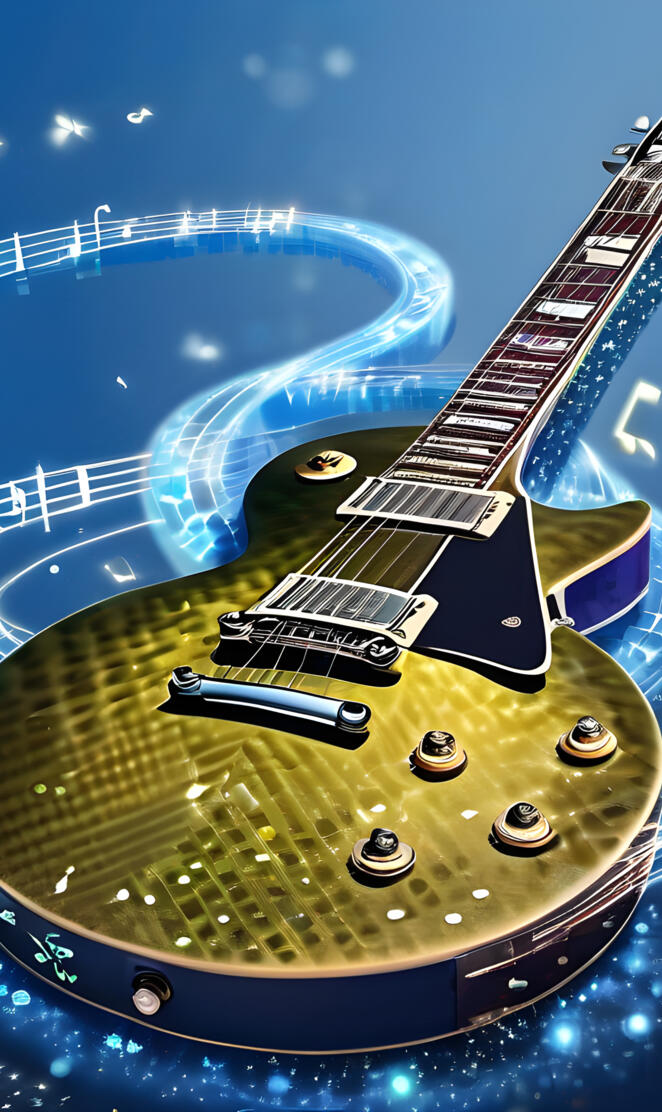 Gibson les Paul vibrando