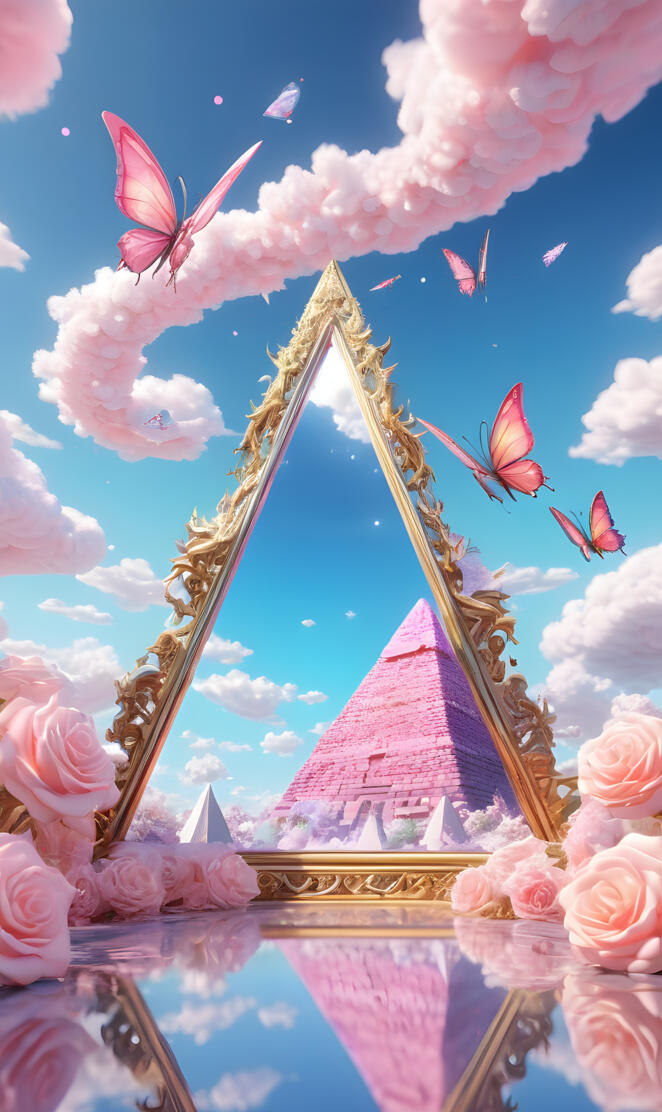 a colorful theme park