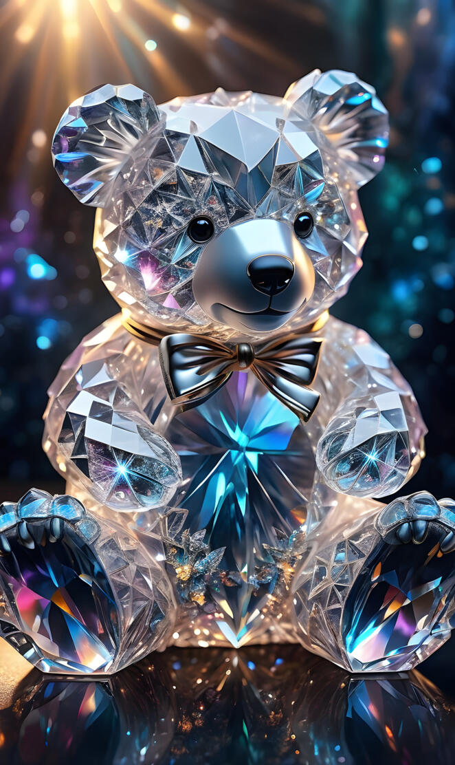 Crystal Cut Teddy 🧸