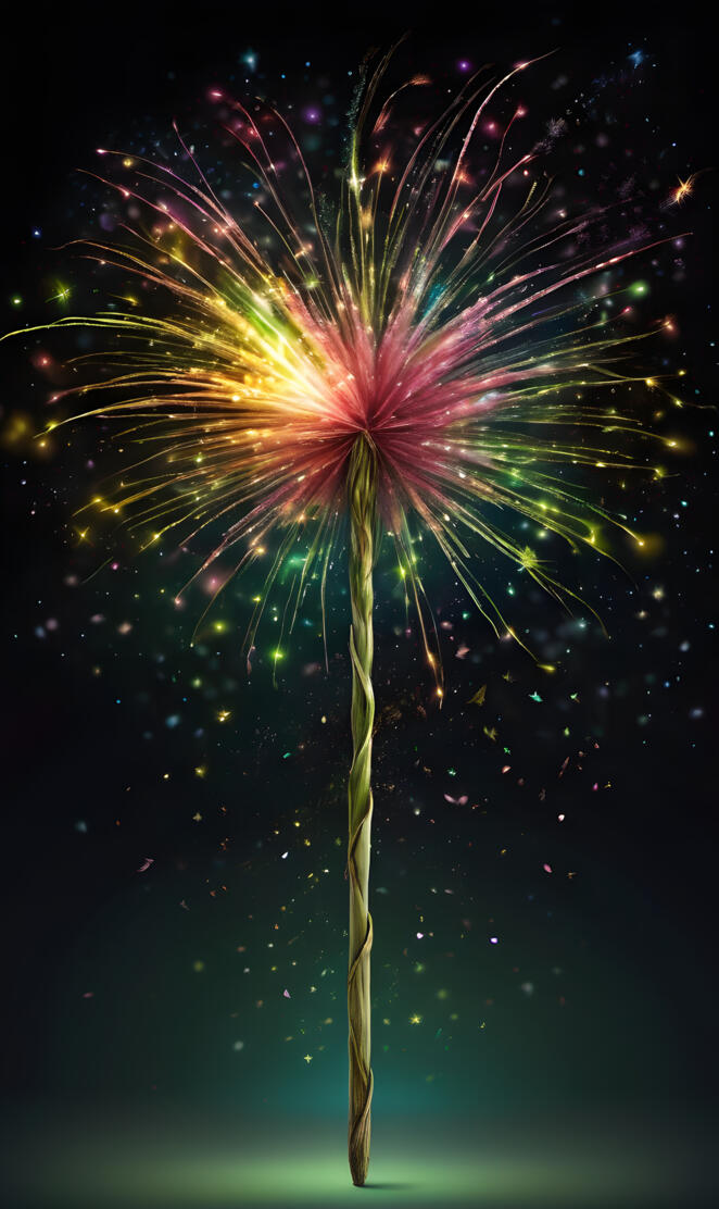 fireworks in the sky