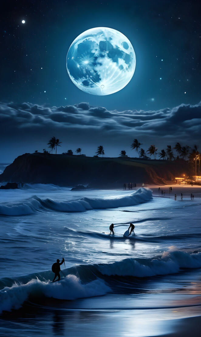 moonlight surf