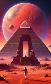 Queen Cleopatra and 2nd Pyramid of Mars Seti 1