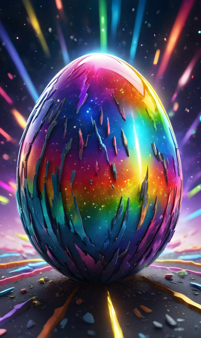 a colorful sphere with many small dots