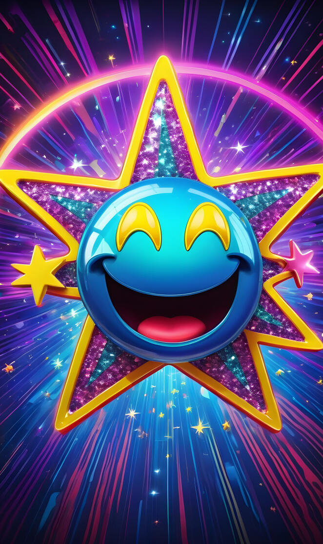 Rainbow smiling face