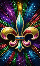 mardi gras fleur