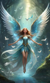 she sprayed her wings and flew