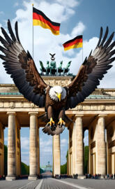 Germany gate eagle
