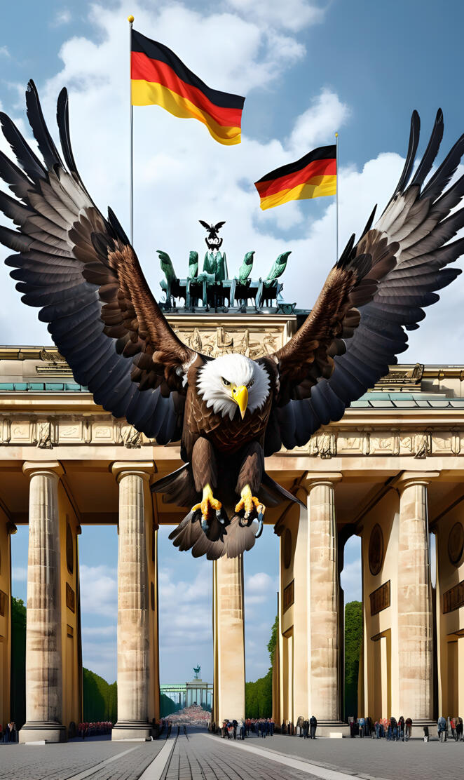 Germany gate eagle