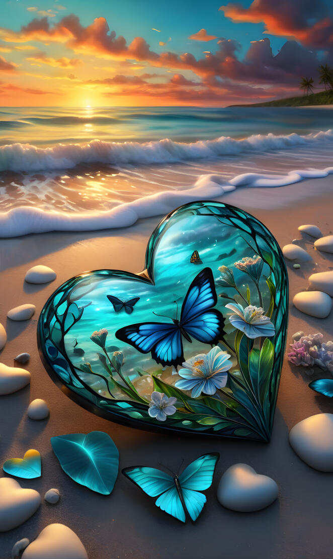 heart ❤️ Beach ⛱️