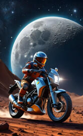mooncycle aka Motorcycle for space