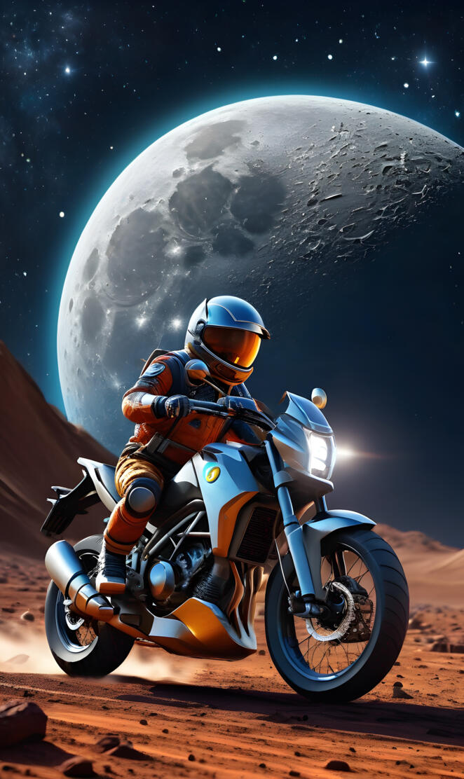mooncycle aka Motorcycle for space