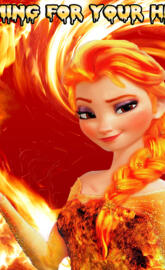flaming elsa