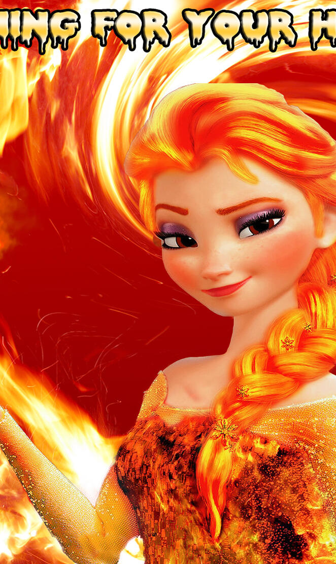 flaming elsa