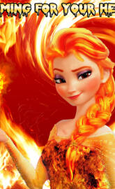 flaming elsa
