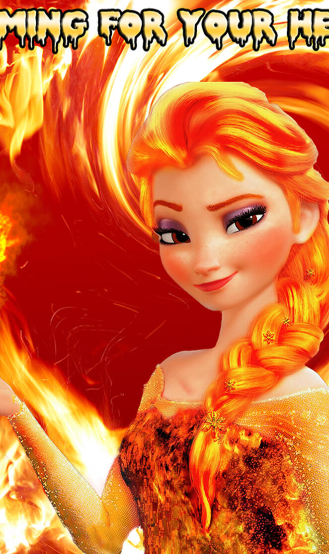 flaming elsa