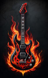 Guitar Flames