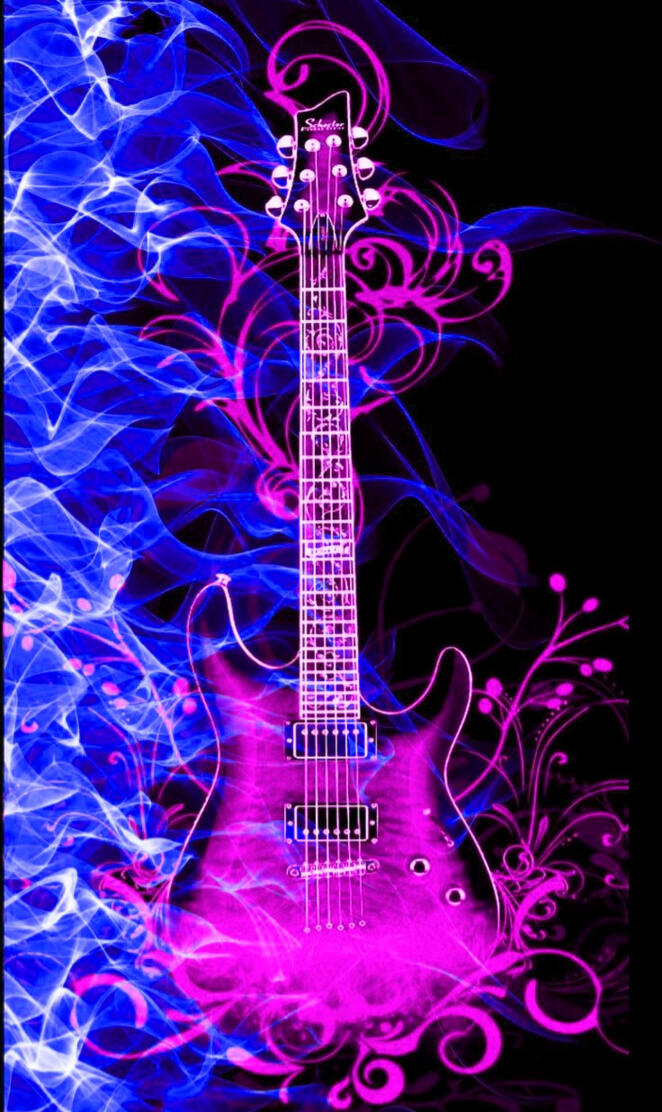 Flaming Guitar