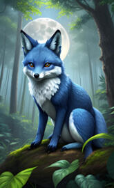 little blue fox