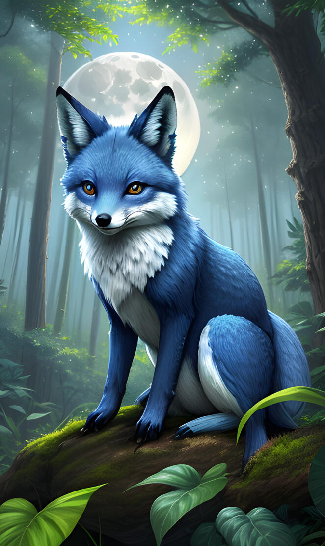 little blue fox