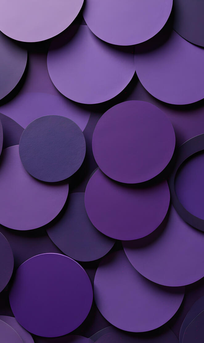a group of purple and white circles