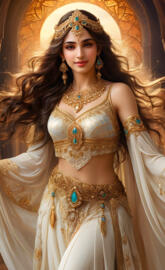 Salome and the seven veils