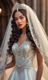 Lady Filippa, 2025, wedding reception, mermaid gown, fit and flare