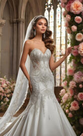 Lady Synergy, 2025, bridal, wedding, mermaid gown, fit and flare gown,