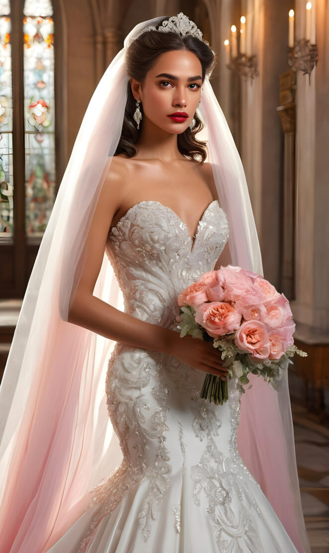 Lady Filippa, 2025, wedding reception, mermaid gown, fit and flare