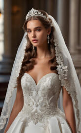 Lady Filippa, 2025, bridal, wedding, mermaid gown, fit and flare gown,