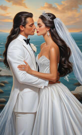 2024 king and queen, husband and wife, man and woman, wedding, lovers