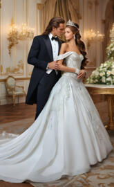 2010s king and queen, husband and wife, man and woman, wedding, lovers