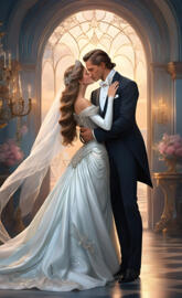 1900s king and queen, husband and wife, man and woman, wedding, lovers