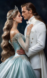 1910s king and queen, husband and wife, man and woman, wedding, lovers