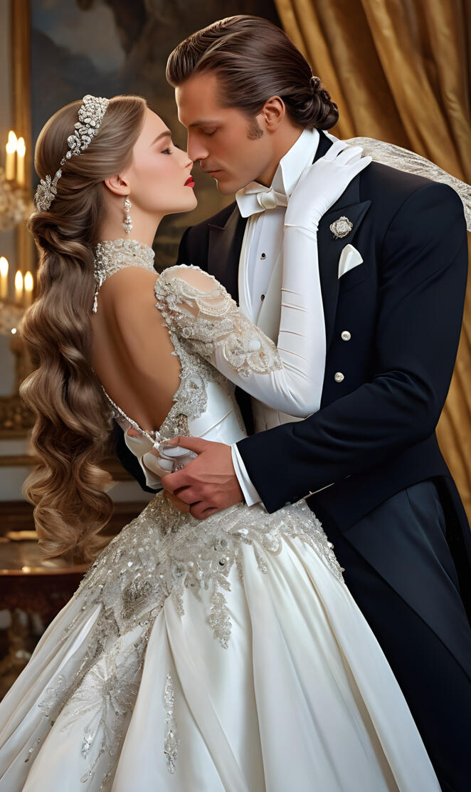 1870s king and queen, husband and wife, man and woman, wedding, lovers