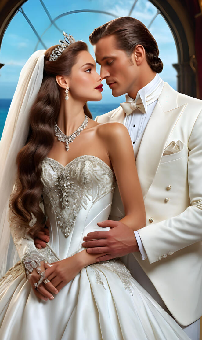 1900s king and queen, husband and wife, man and woman, wedding, lovers