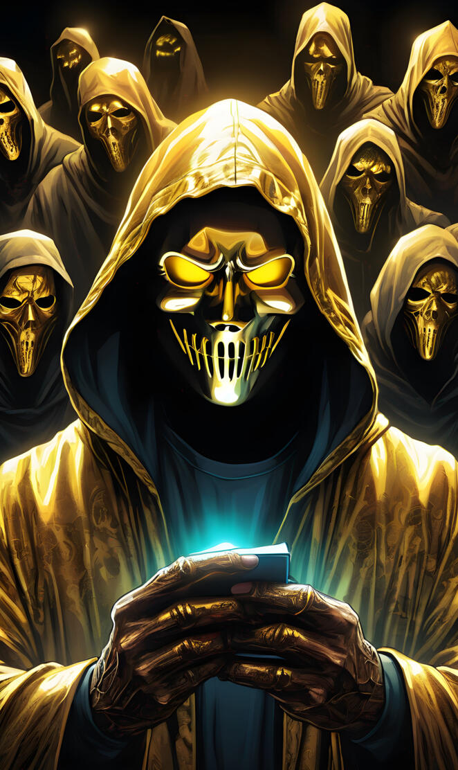 Cyne De lallo - With His Followers