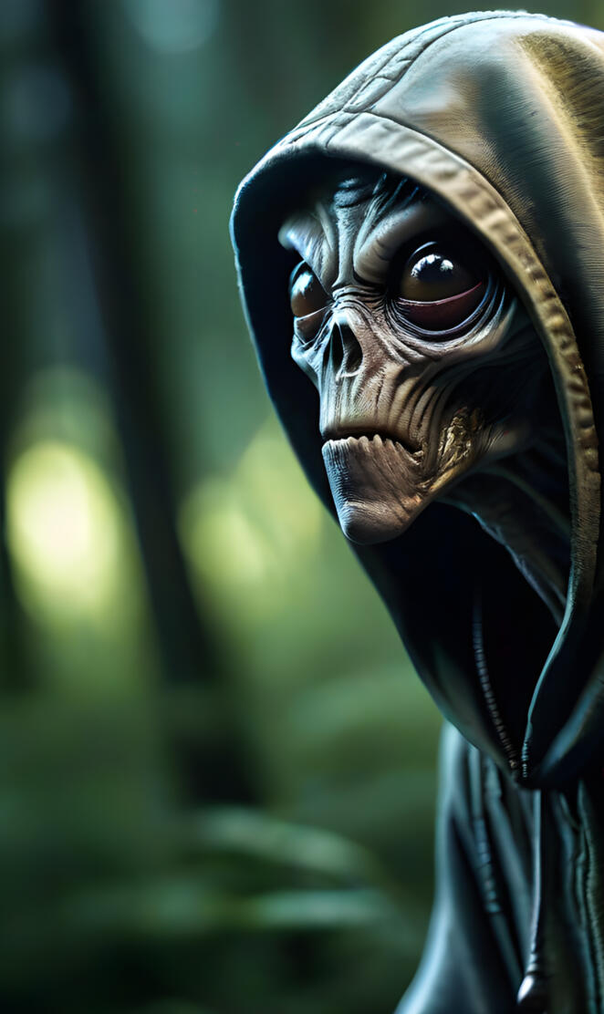 a person wearing a mask