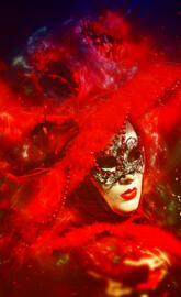 masked lady