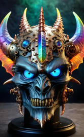 Gargoyle Primal Helm (with pilot to ship interface)