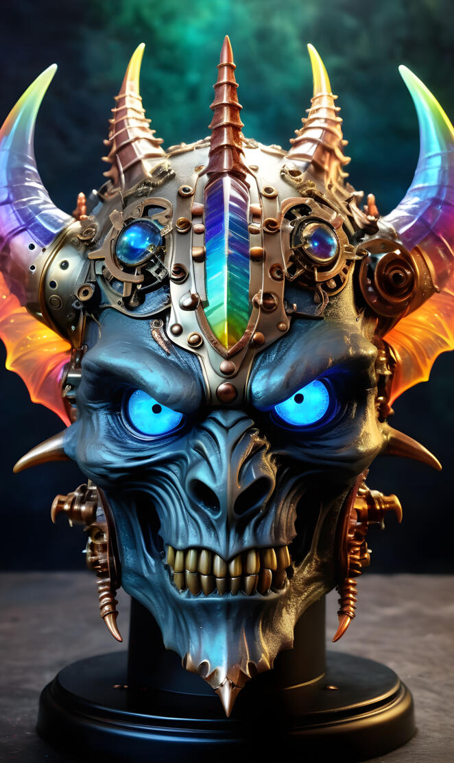 Gargoyle Primal Helm (with pilot to ship interface)