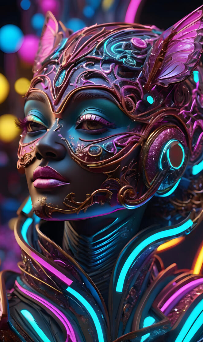 a person wearing a mask