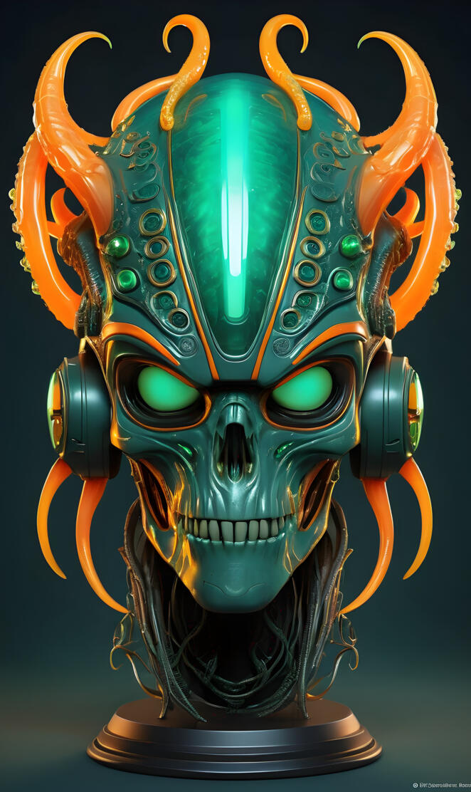 The Spooky Spectre, Primal Helm (With built-in headphones)