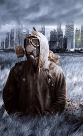 Gas Mask And Cheetah