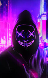 Neon mask