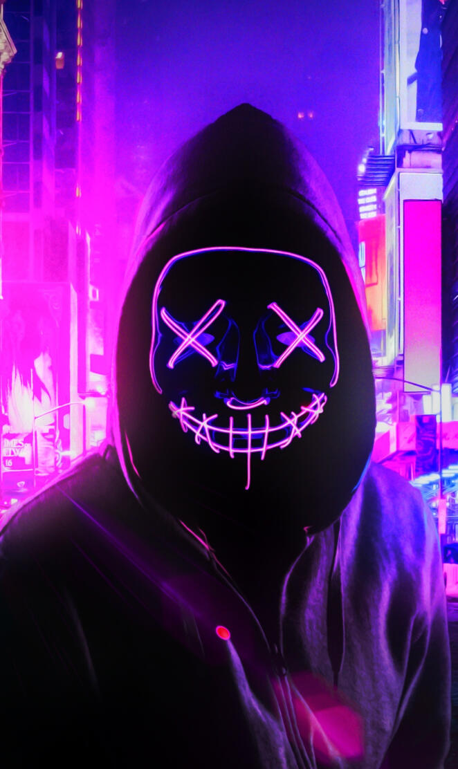 Neon mask