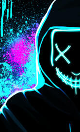 Neon mask