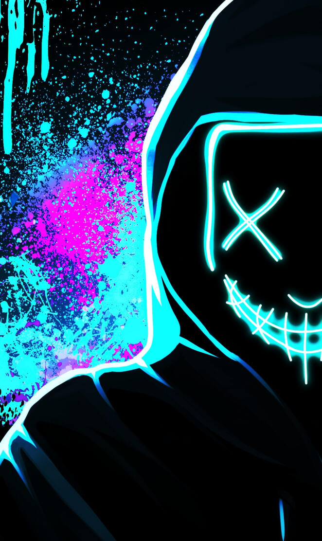Neon mask