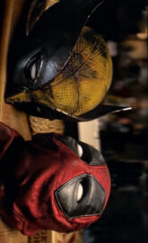Deadpool and wolverine masks