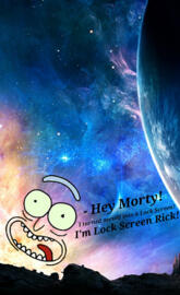 Lock Screen Rick